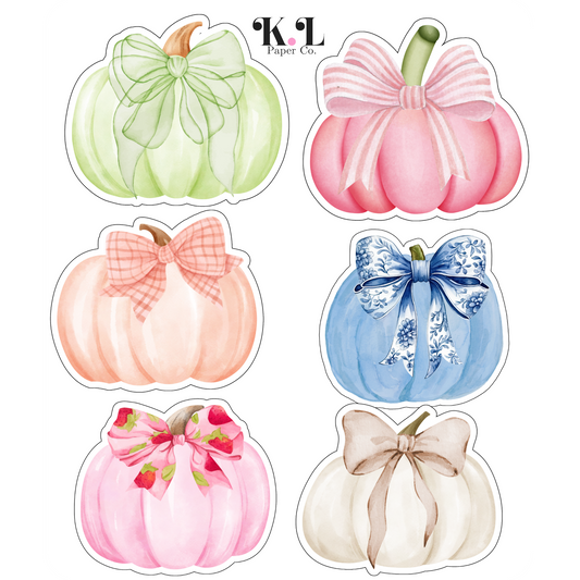 Pumpkin Deco Sticker Sheet
