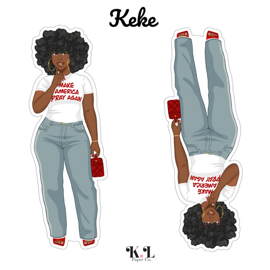Keke Sticker Sheet
