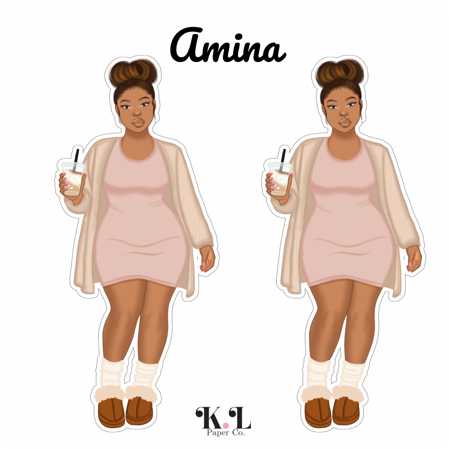 Amina Sticker Sheet