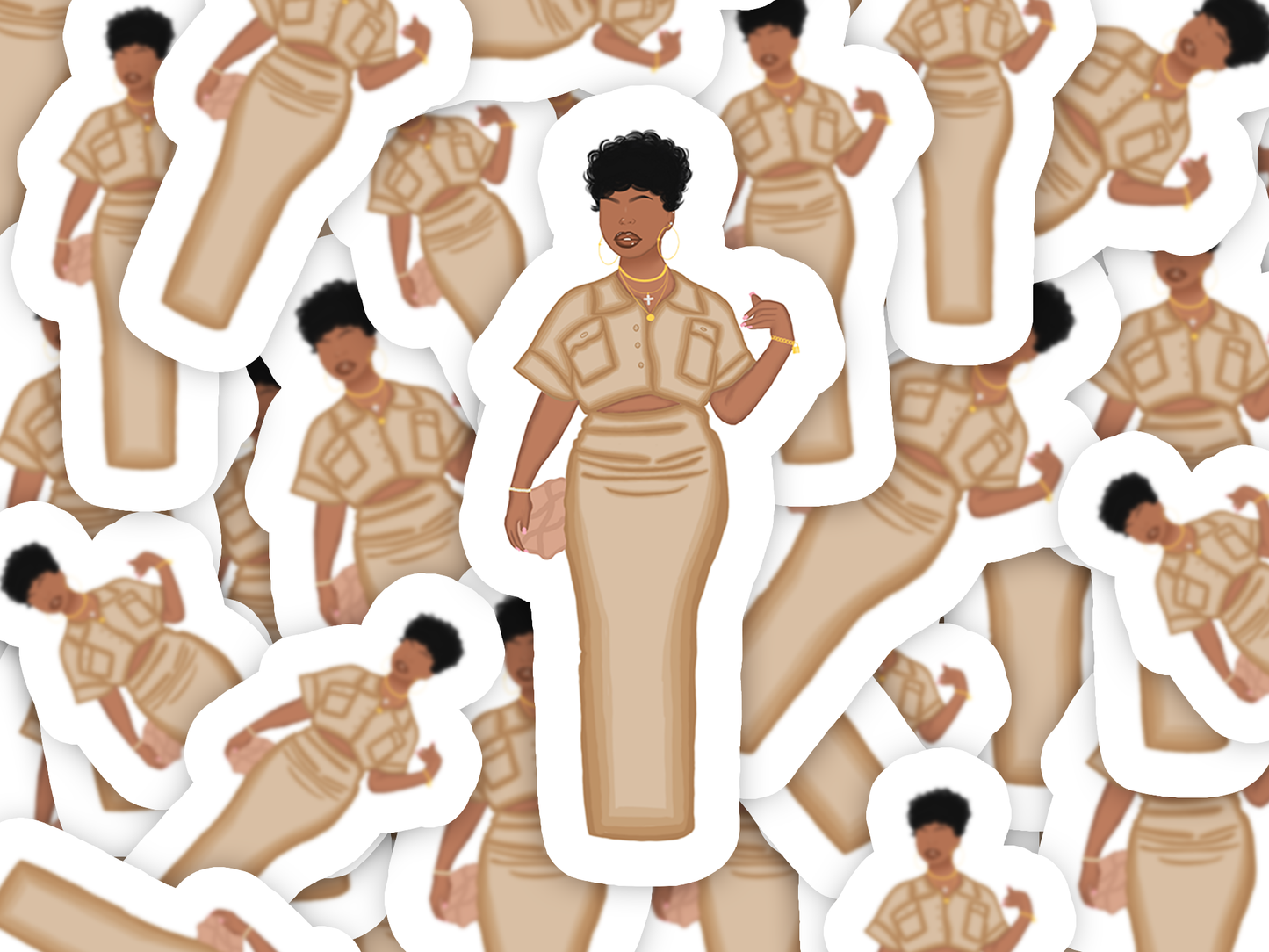 Sticker Doll Armani