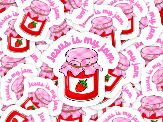 Jesus Is My Jam Sticker