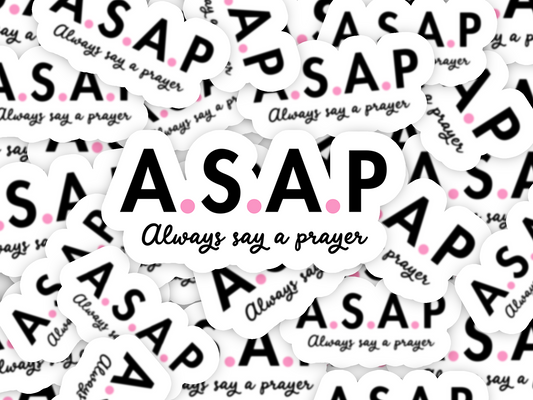 ASAP Sticker