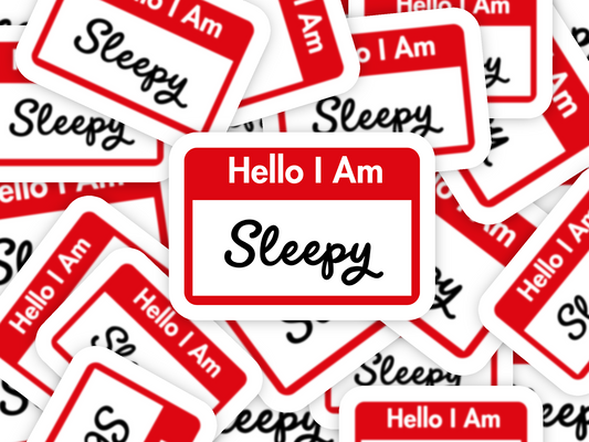 Hello I am Sleepy Sticker