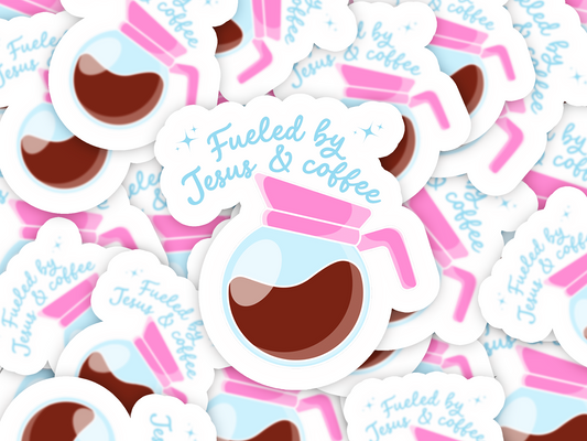 Fueled Coffee Sticker