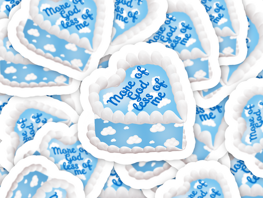 More Of God Cake Sticker