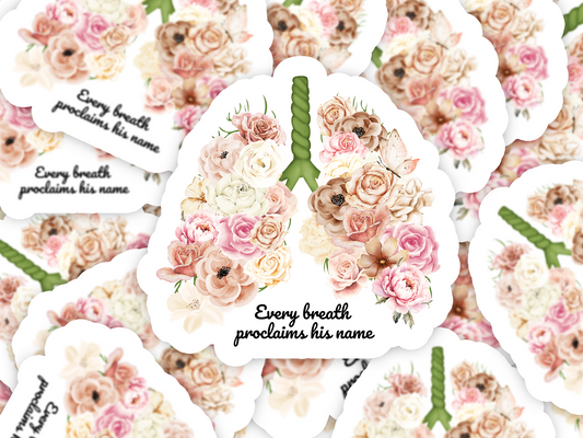 Neutral Every Breath Sticker