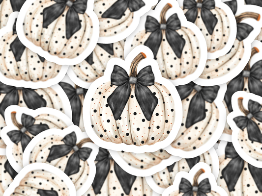 Polka Dot Pumpkin