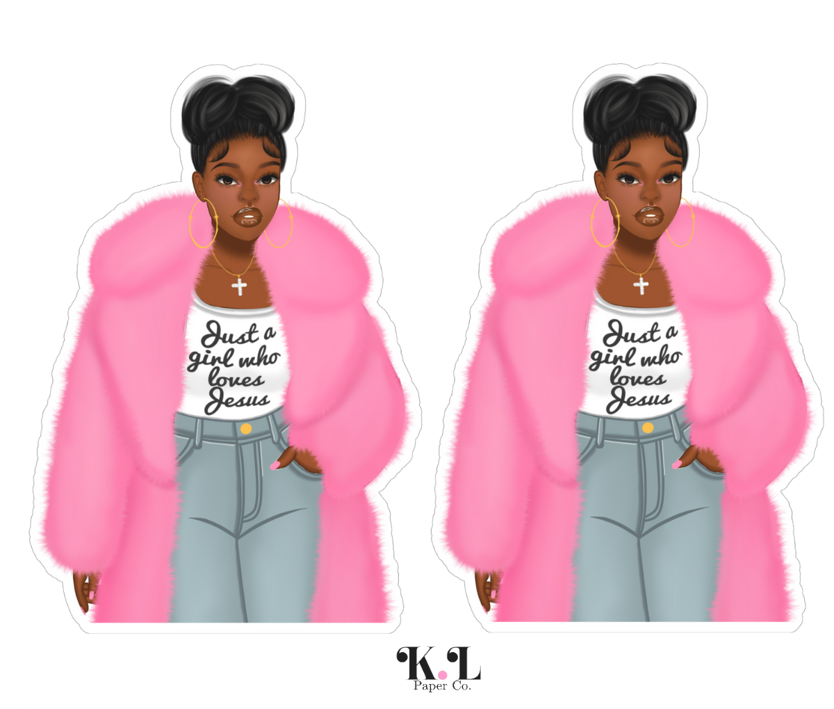 Janaya Sticker Sheet 1/2 – K.L Paper Co