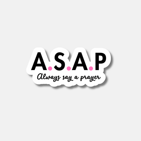 ASAP Sticker