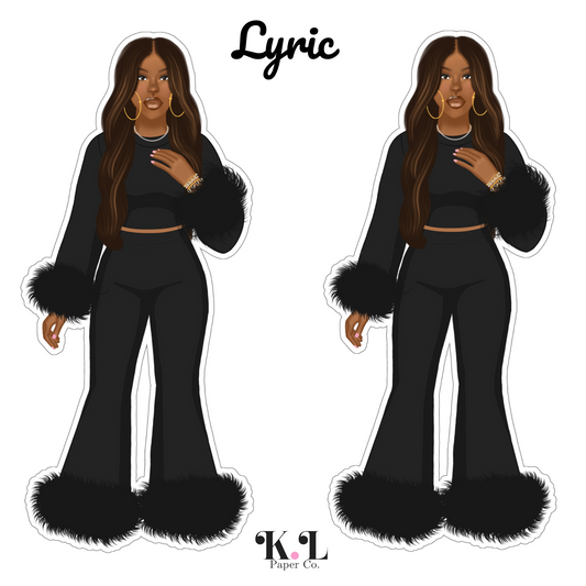 Lyric Sticker Sheet
