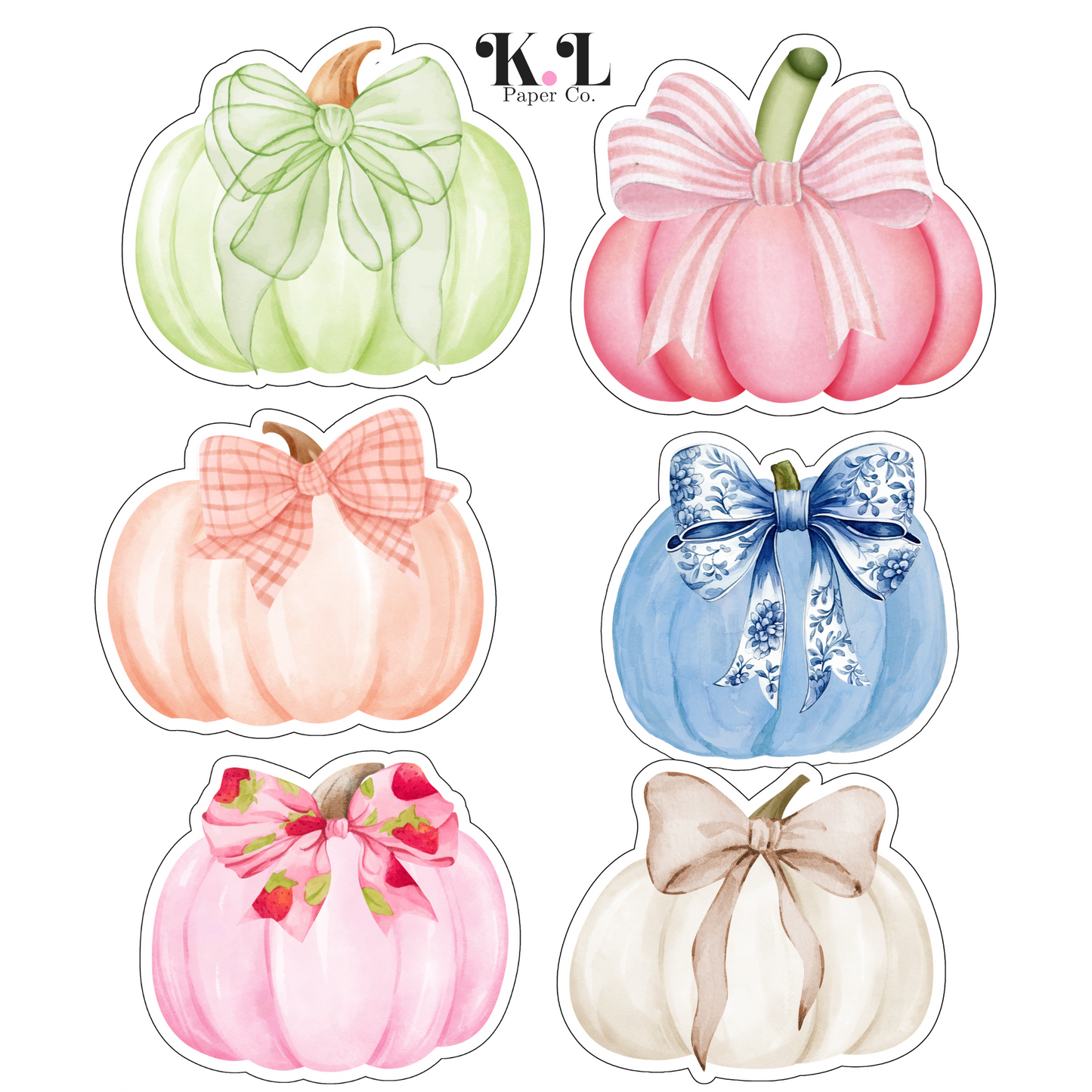 Pumpkin Deco Sticker Sheet
