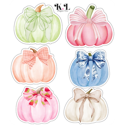 Pumpkin Deco Sticker Sheet