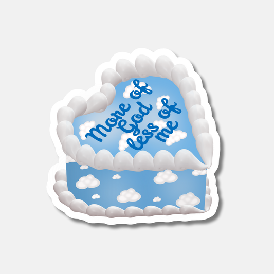More Of God Cake Sticker