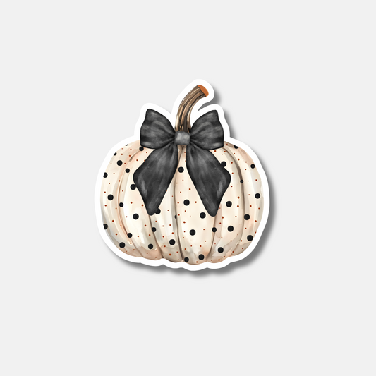 Polka Dot Pumpkin