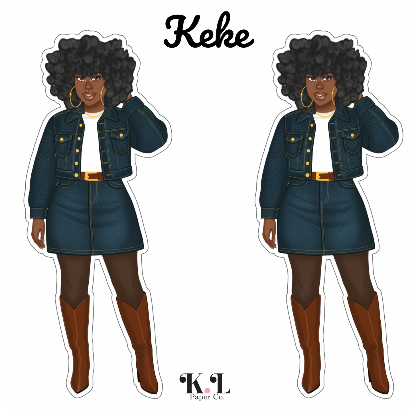 Keke Sticker Sheet