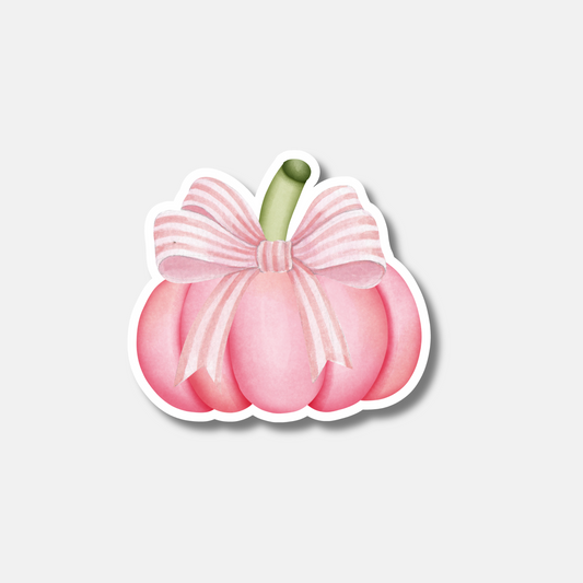 Pink Stripe Pumpkin