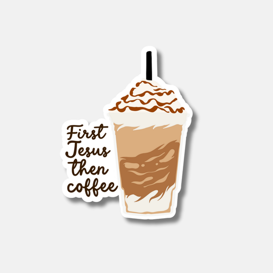 First Jesus Sticker