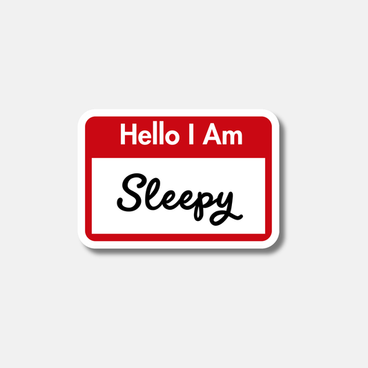 Hello I am Sleepy Sticker