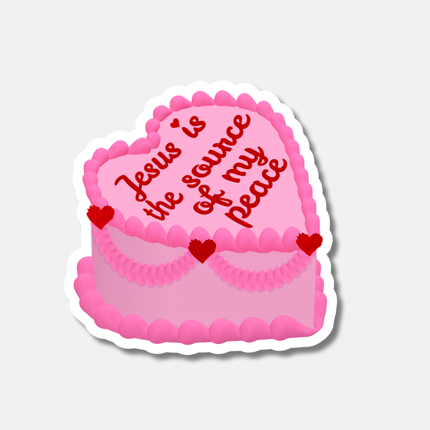 Jesus Is The Source Cake Sticker