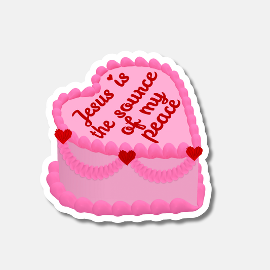 Jesus Is The Source Cake Sticker