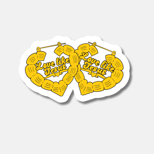 Bamboo Earrings Sticker