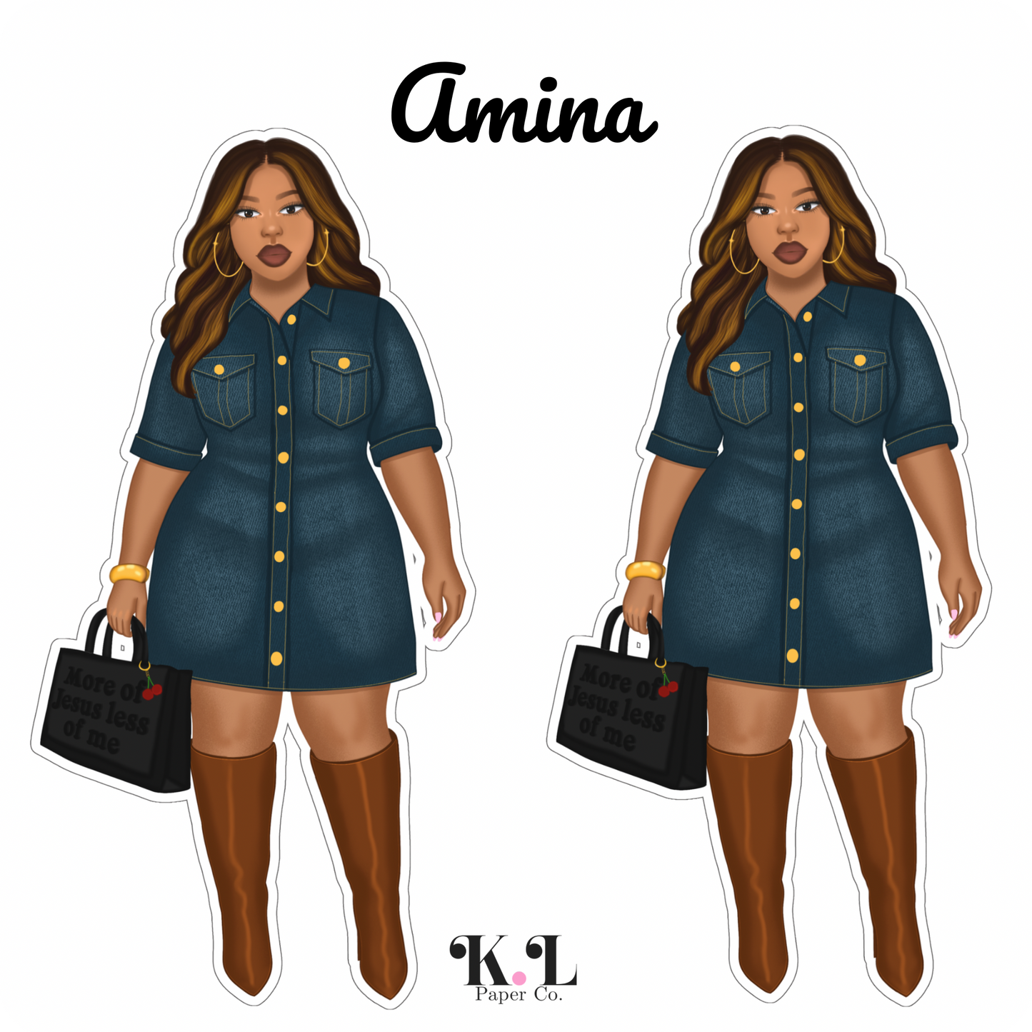 Amina Sticker Sheet