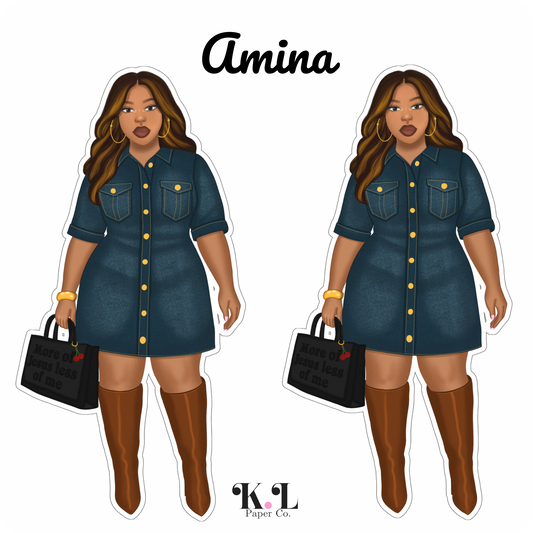 Amina Sticker Sheet